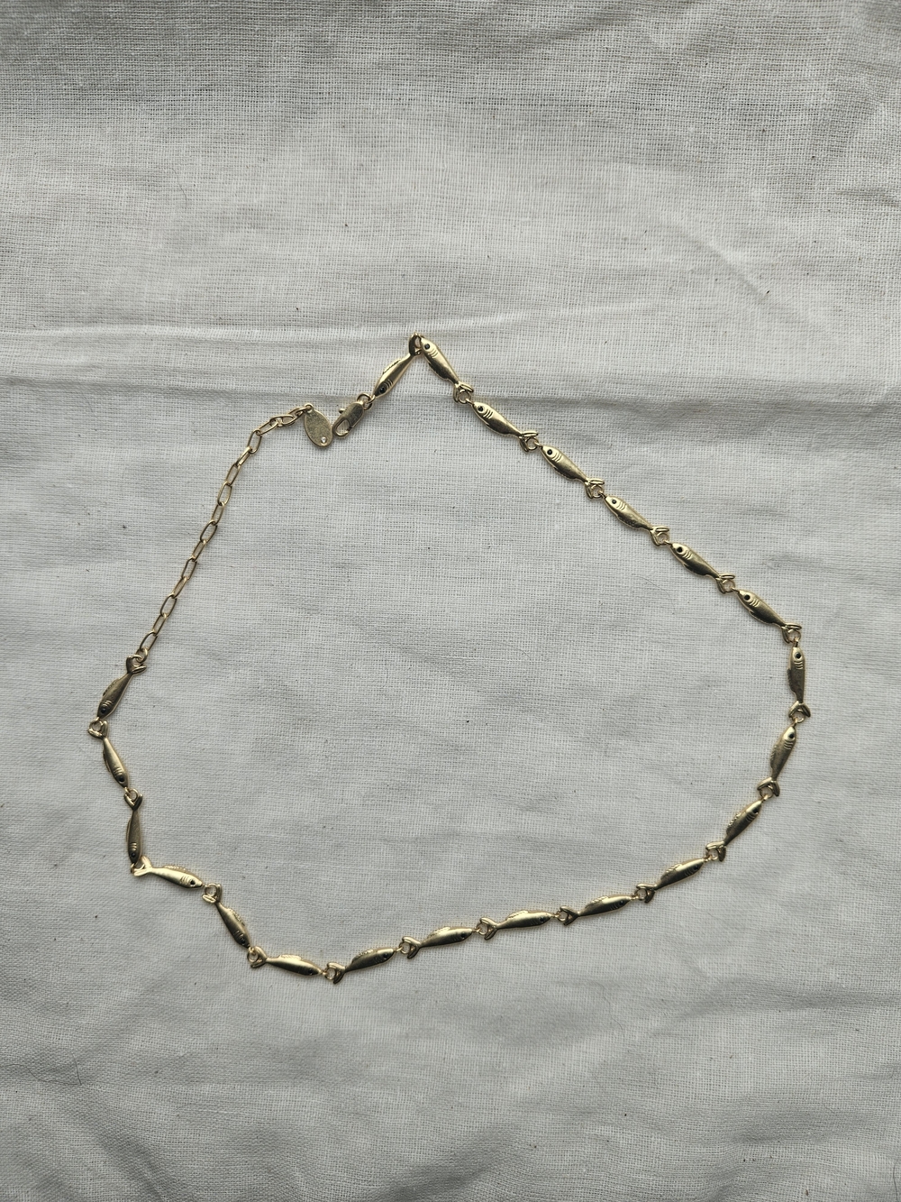Clare V. Vintage Gold Sardine Chain Necklace (16" + 3" Extender) - Never Worn!